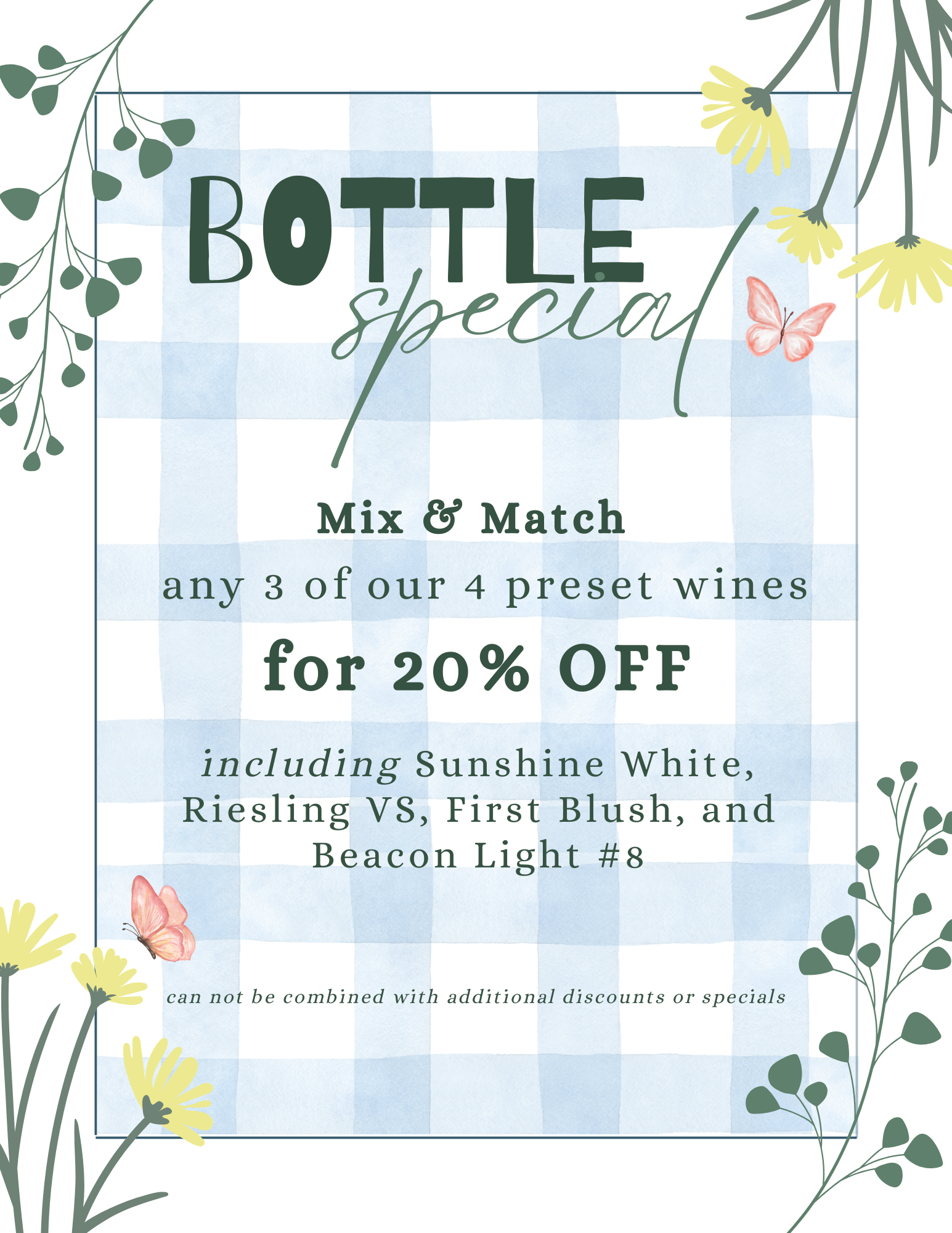 Spring Bottle Special