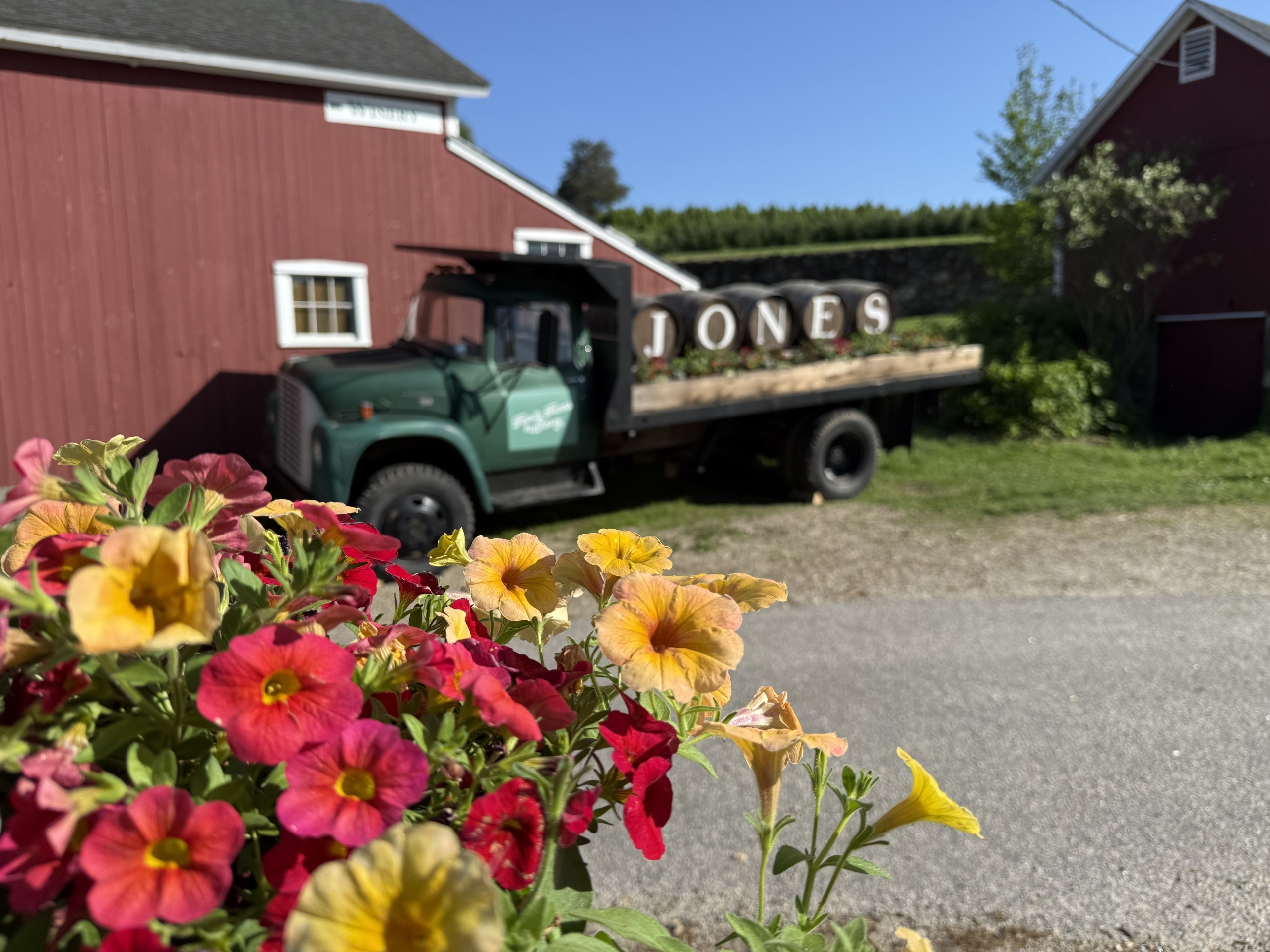 Jones Winery Barrel Truck