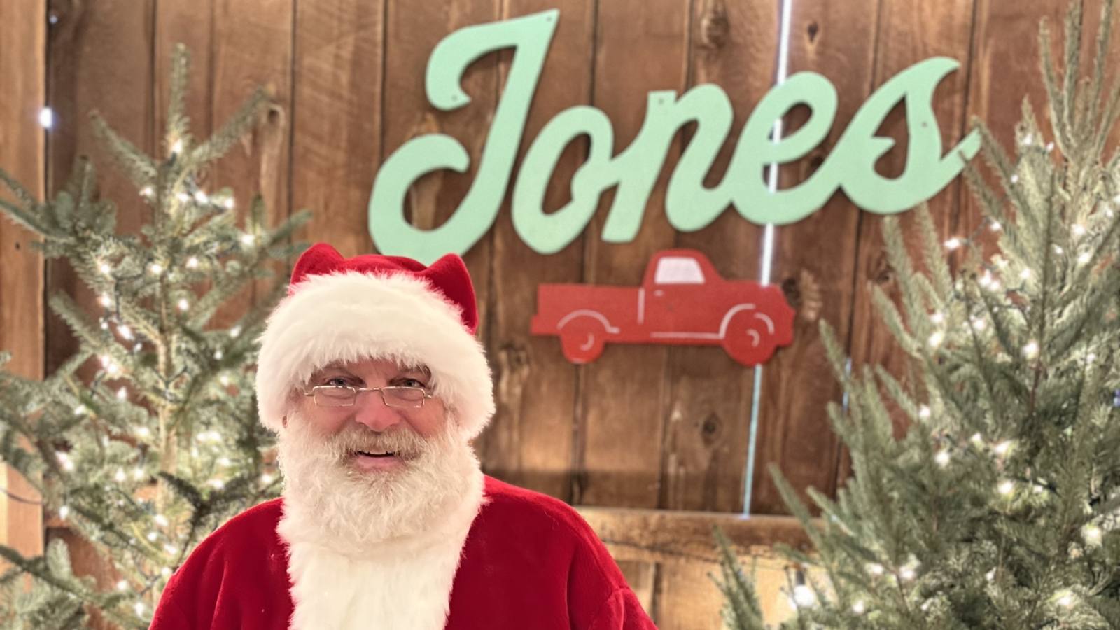 Santa in the Hay Mow