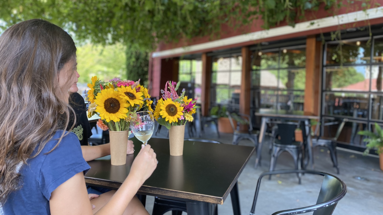 Flowers and Wine