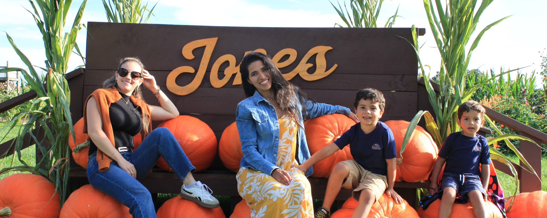 Family with a farm photo op 