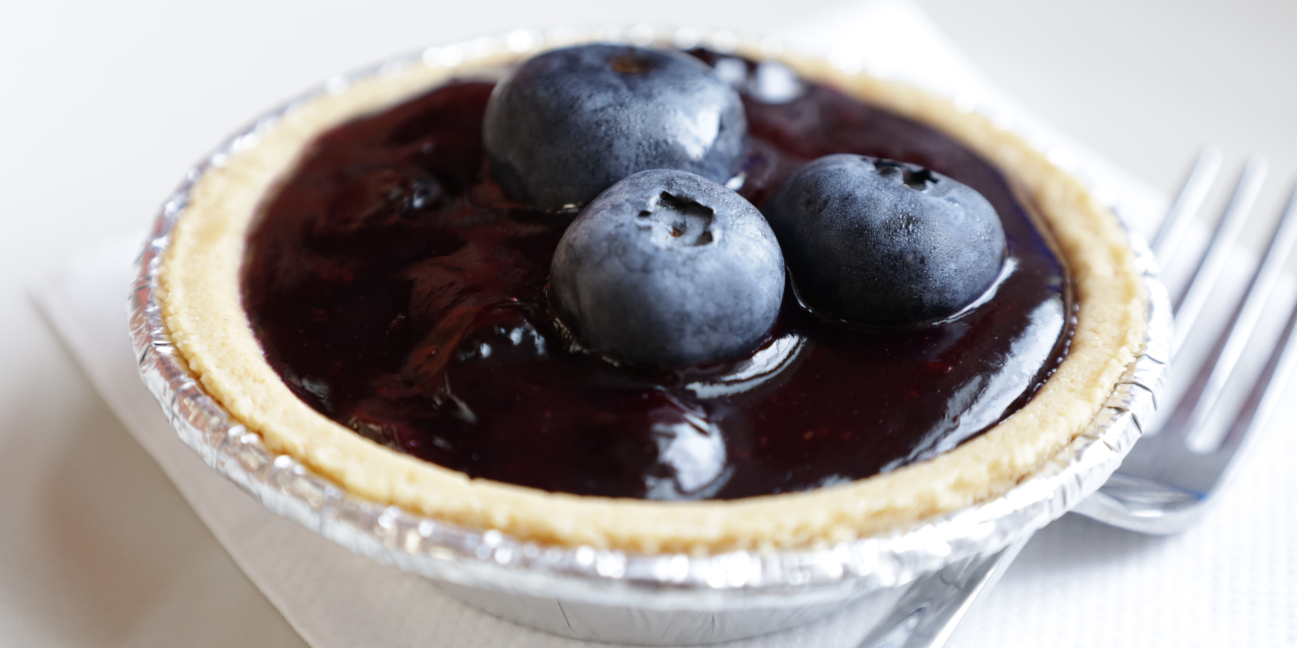 double good blueberry pie