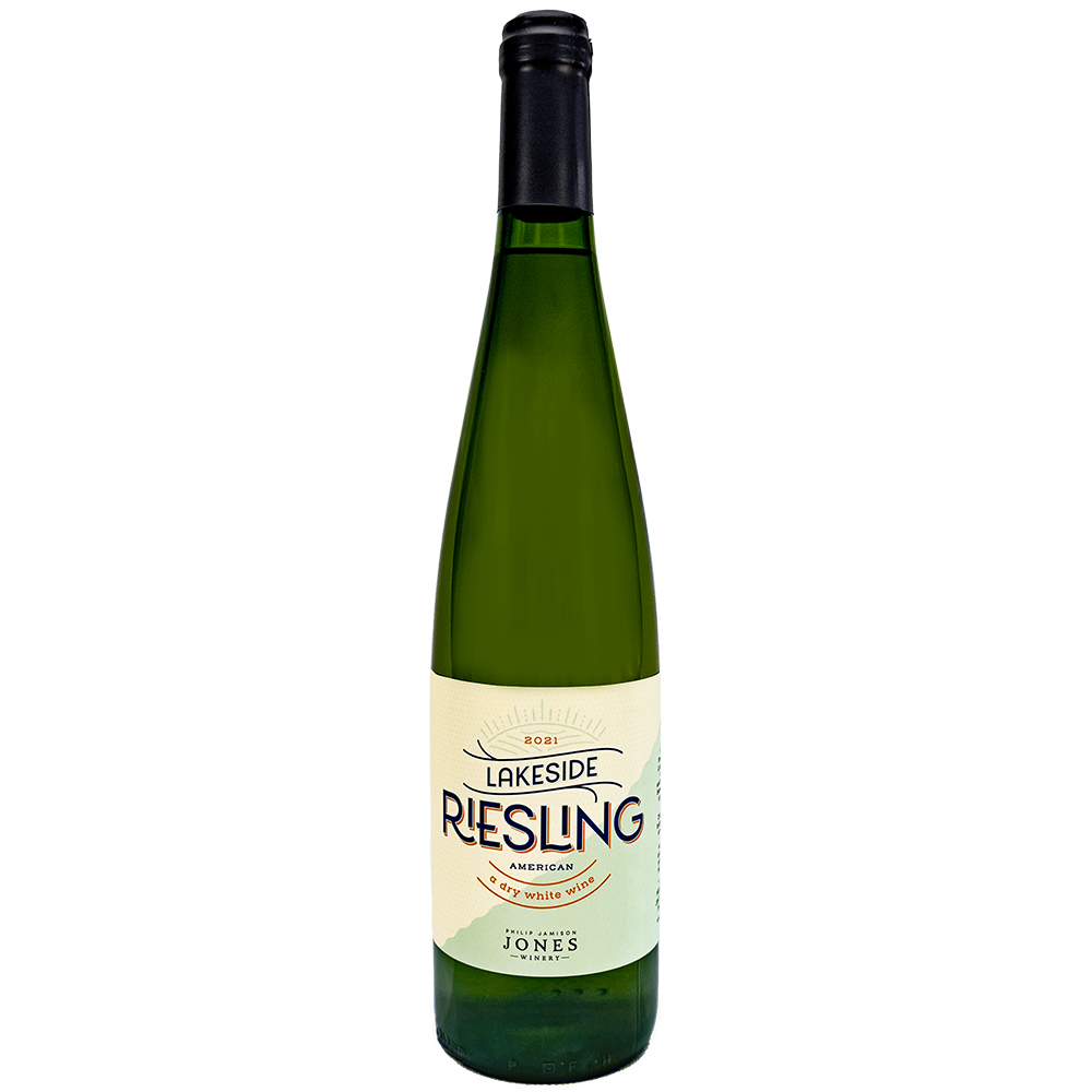 Lakeside Riesling Wine Bottle