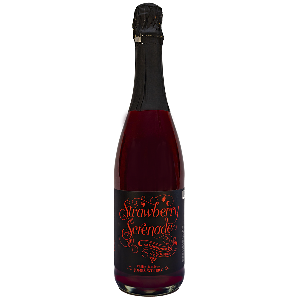 Strawberry Serenade Wine Bottle