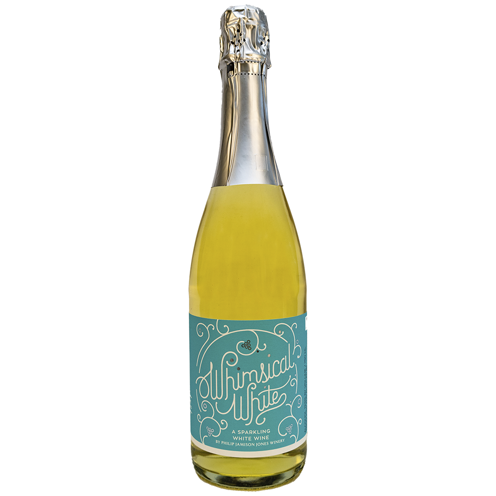 Whimsical White Wine Bottle