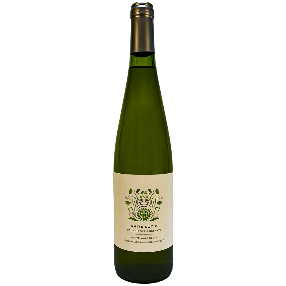 White Lotus Wine Bottle
