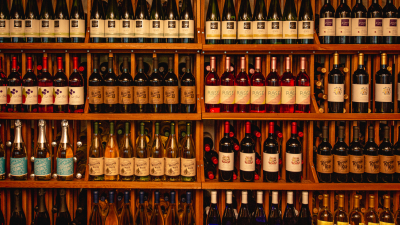 wine bottle wall