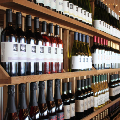 Wine Store Shelves