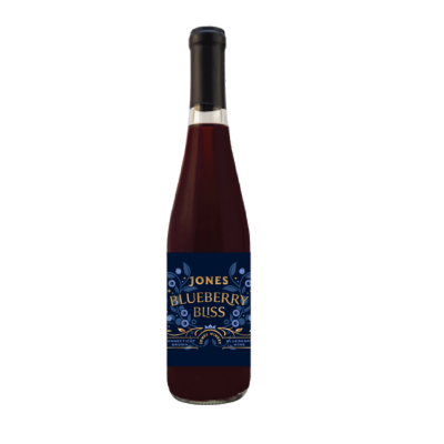 Blueberry Bliss Wine Bottle
