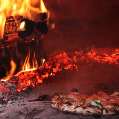 wood fired pizza