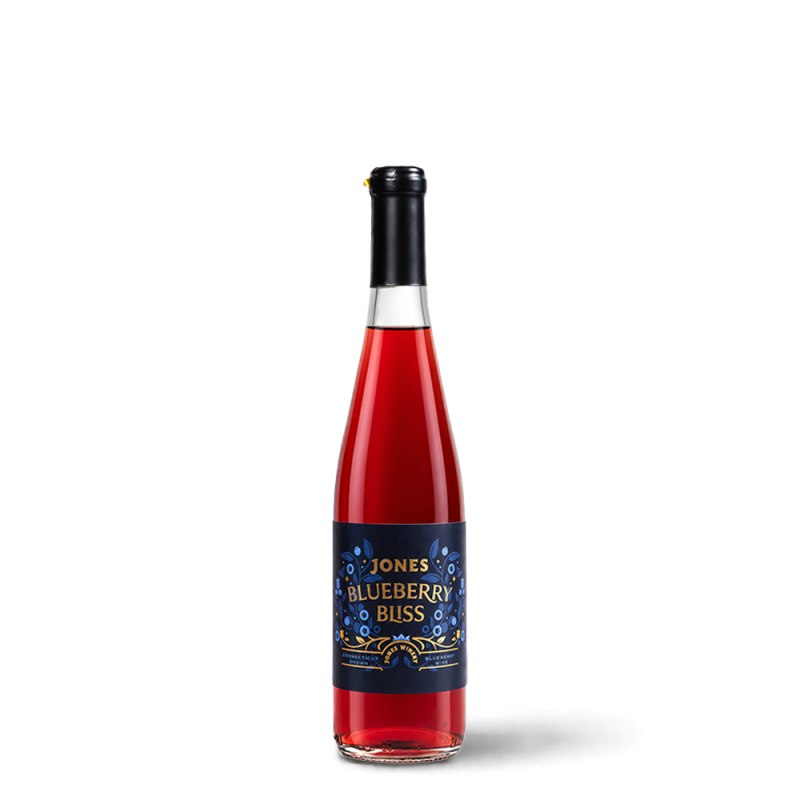 Blueberry Bliss Wine Bottle