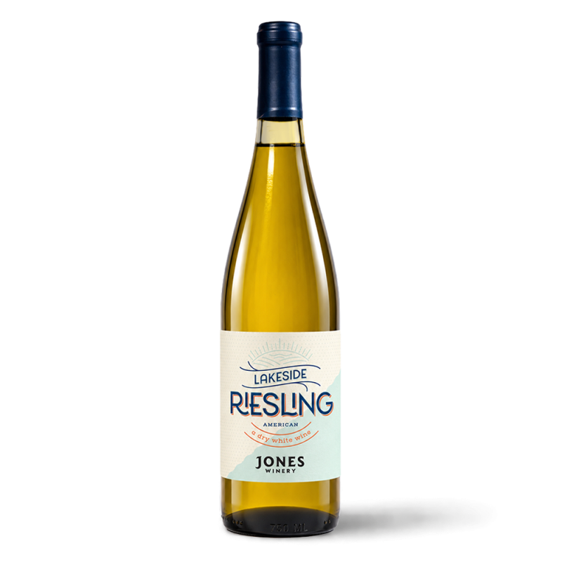 Lakeside Riesling Wine Bottle