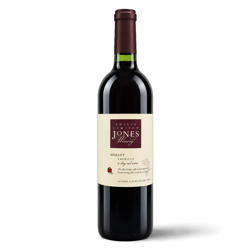 Merlot Wine Bottle