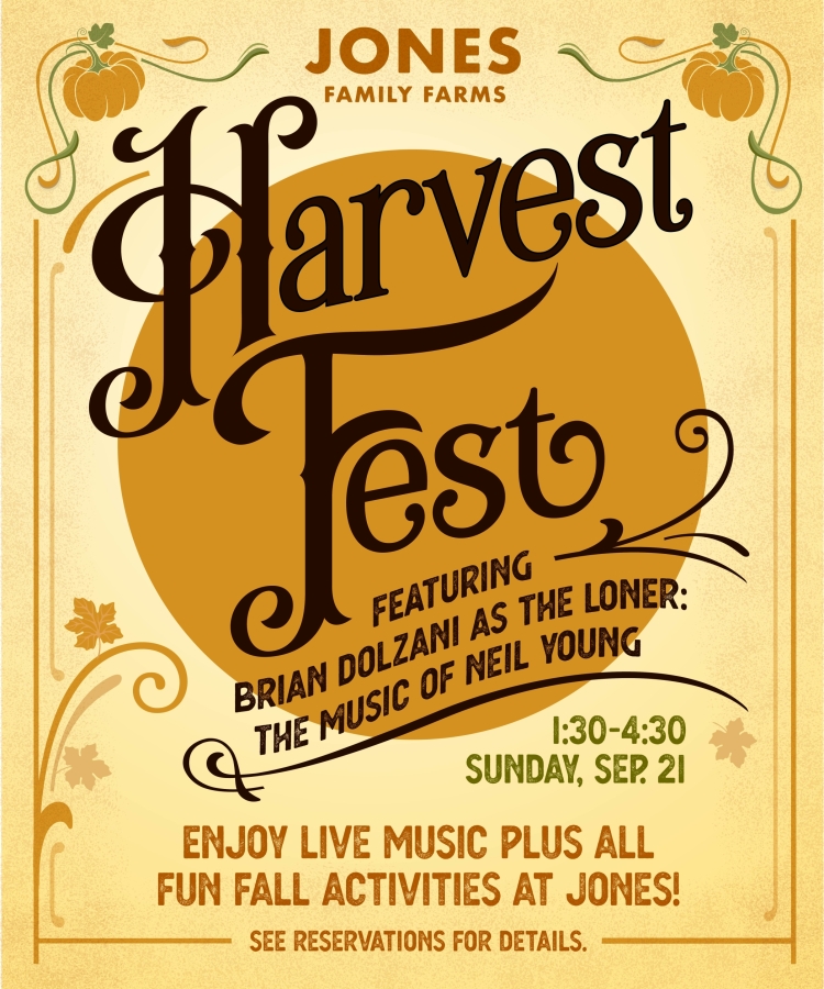 Harvest Fest Music Fest Sign Sept 2025