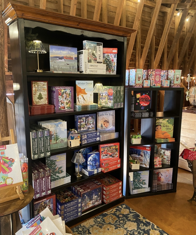 Jingle Barn Books Gift Shop Christmas